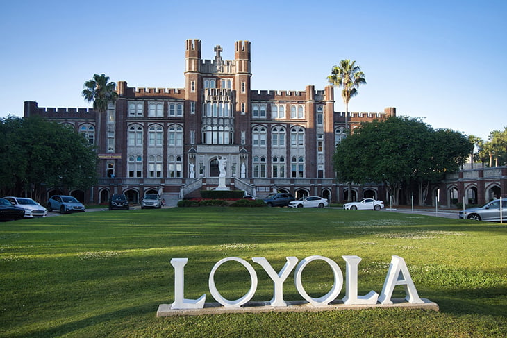 A view of Loyola University